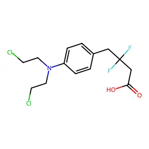 Compound C14H17Cl2F2NO2 structure