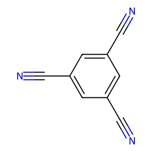 1,3,5-BENZENETRICARBONITRILE structure