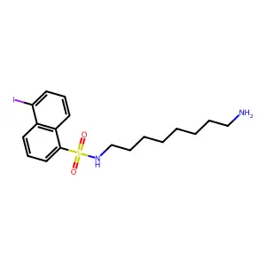 N-(8-Aminooctyl)-5-iodonaphthalene-1-sulfonamide structure