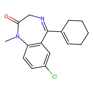 Tetrazepam structure