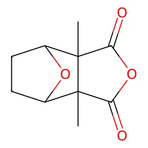 Hexahydro-3a,7a-dimethyl-4,7-epoxyisobenzofuran-1,3-dione structure
