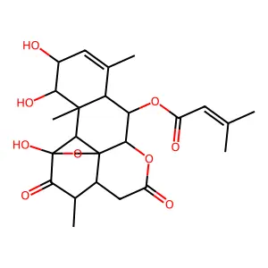12-Dehydro-6alpha-senecioyloxychaparrin structure