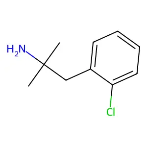 1-(2-chlorophenyl)-2-methylpropan-2-amine structure