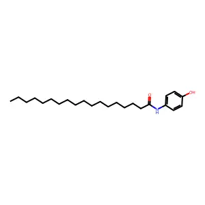 N-(4-hydroxyphenyl)octadecanamide structure