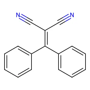 Diphenylmethylenemalononitrile structure