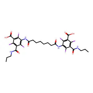 Compound C30H32I6N4O8 structure