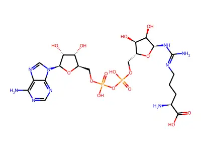 ADP-Ribosyl-L-arginine structure