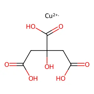 Copper citrate structure