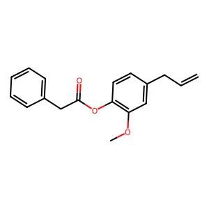 Eugenyl phenylacetate structure