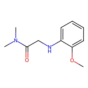ACETAMIDE, 2-(o-ANISIDINO)-N,N-DIMETHYL- structure