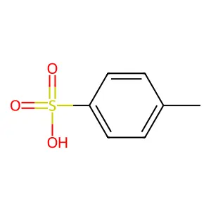 4-Methylbenzenesulfonic acid structure