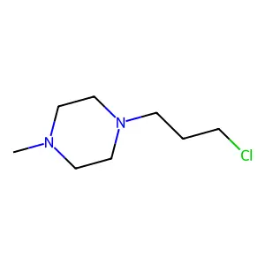 1-(3-Chloropropyl)-4-methylpiperazine structure