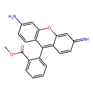 Rhodamine 123 free base structure
