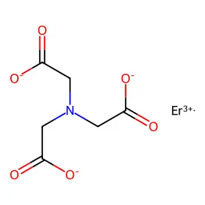 Acetic acid, nitrilotri-, erbium(3+) salt (3:1) structure