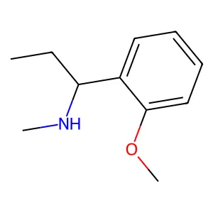 [1-(2-methoxyphenyl)propyl](methyl)amine structure