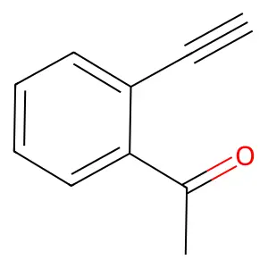 1-(2-Ethynylphenyl)ethanone structure