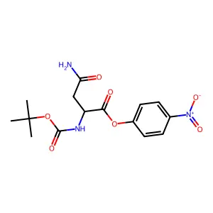Boc-D-Asn-ONp structure
