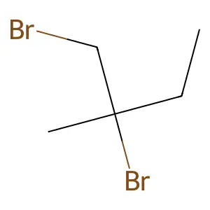 1,2-Dibromo-2-methylbutane structure