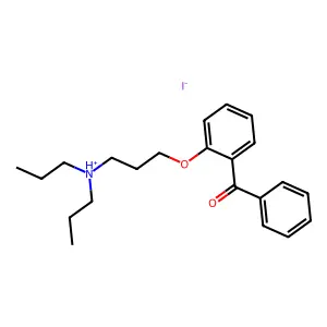Compound C22H30INO2 structure