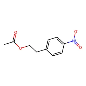 p-Nitrophenethyl acetate structure
