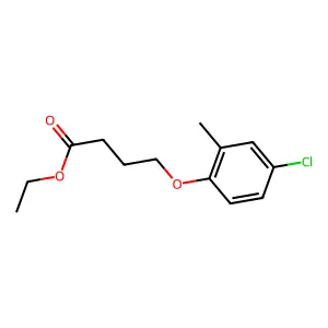 ethyl 4-(4-chloro-2-methylphenoxy)butanoate structure