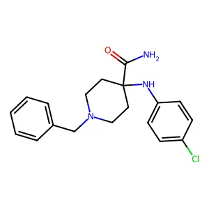 Compound C19H22ClN3O structure