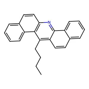 DIBENZ(a,h)ACRIDINE, 14-BUTYL- structure