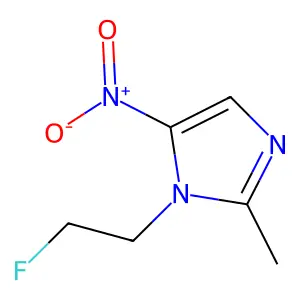 1-(2-Fluoroethyl)-2-methyl-5-nitroimidazole structure