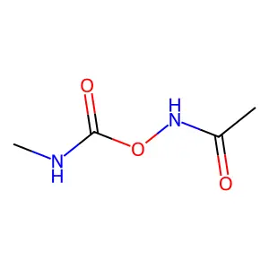 acetamido N-methylcarbamate structure