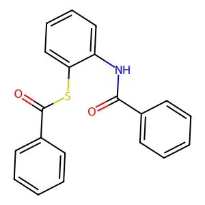 Benzanilide, 2'-benzoylthio- structure