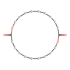 1,12-dioxacyclodocosane-2,13-dione structure