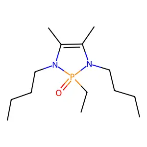 1,3-dibutyl-2-ethyl-4,5-dimethyl-1,3,2lambda5-diazaphosphole 2-oxide structure