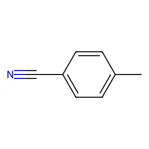p-Tolunitrile structure