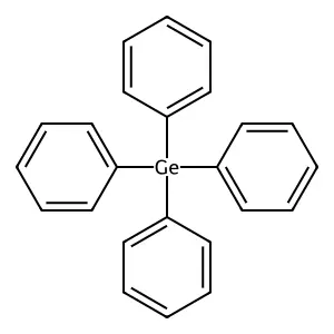 Tetraphenylgermane structure