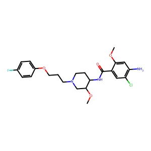 Cisapride (USP/INN) structure