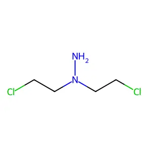 1,1-Bis(2-chloroethyl)hydrazine structure