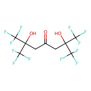 Compound C9H6F12O3 structure