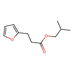 2-methylpropyl 3-(furan-2-yl)propanoate structure