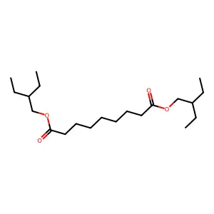 Bis(2-ethylbutyl) azelate structure