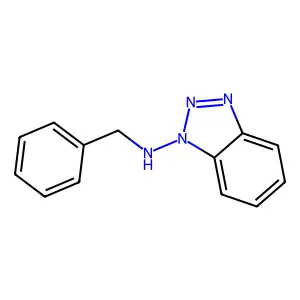 N-benzylbenzotriazol-1-amine structure