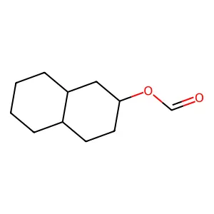 1,2,3,4,4a,5,6,7,8,8a-decahydronaphthalen-2-yl formate structure