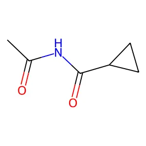 CYCLOPROPANECARBOXAMIDE, N-ACETYL- structure