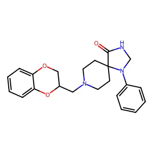 Spiroxatrine structure