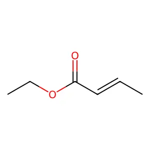 Ethyl but-2-enoate structure