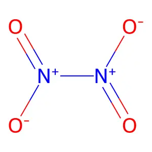 Dinitrogen tetroxide structure