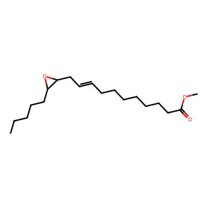 (+/-)-cis-12,13-Epoxy-9(Z)-octadecenoicacidmethylester structure