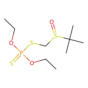 TERBUFOS SULFOXIDE structure