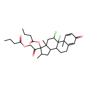 Meclorisone dibutyrate structure