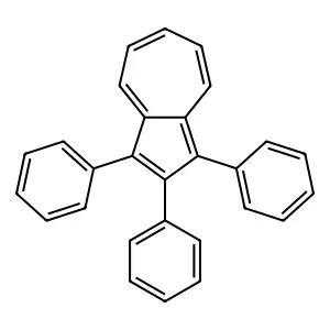 1,2,3-Triphenylazulene structure