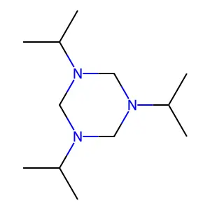 1,3,5-Tri(isopropyl)hexahydro-1,3,5-triazine structure